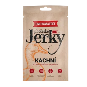 Jihočeské jerky Kachní s pomerančem a medem 20 g